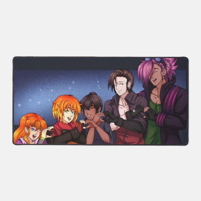 Heart Hands Desk Mat (Front)