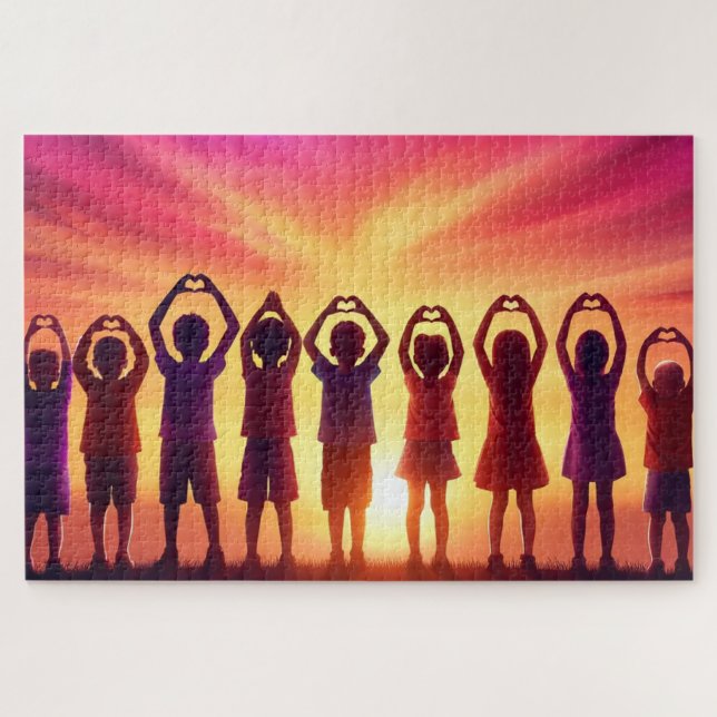 Heart Hands Jigsaw Puzzle (Horizontal)