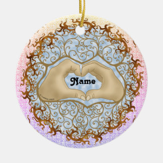 Heart Hands ornament