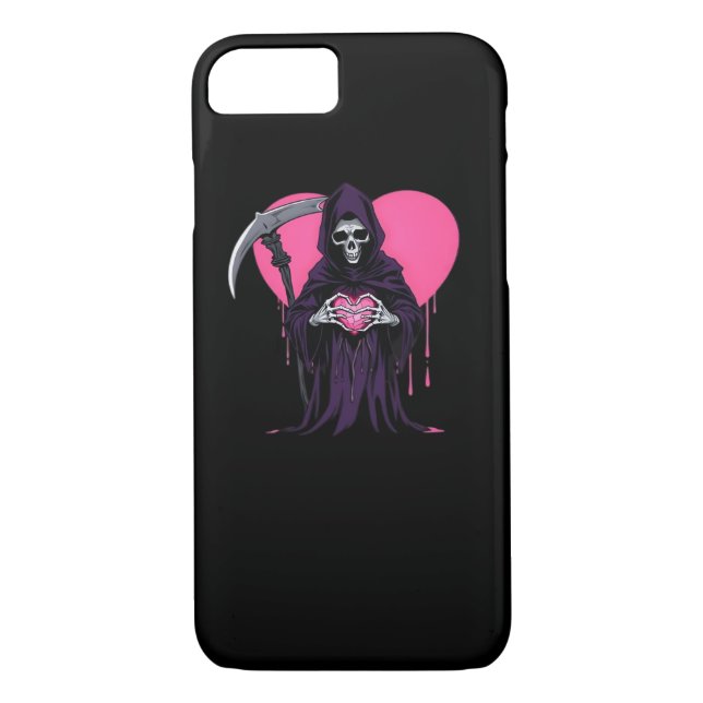 Heart Hands Reaper Classic Meme Case-Mate iPhone Case (Back)