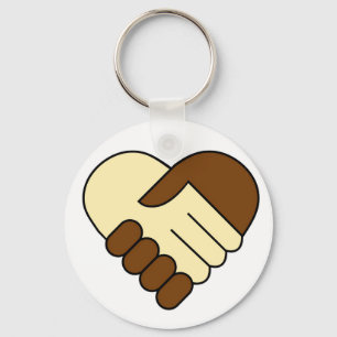 'Heart handshake' keychain