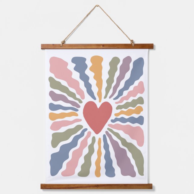Heart Hanging Tapestry (Front)