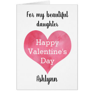 Valentine Daughter Cards | Zazzle AU