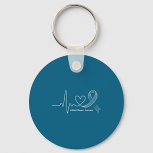 Heart health & heart disease awareness key ring