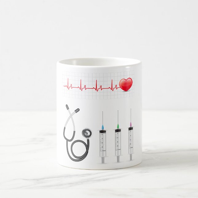 Heart Health Cardiac Medical Coffee Mug (Creator Uploaded)