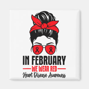 Heart Health Heart Disease Awareness Heartbeat Chd Magnet