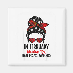 Heart Health Heart Disease Awareness Heartbeat Chd Magnet