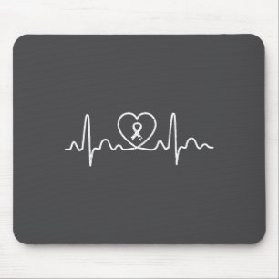 Heart Health Heart Disease Awareness Heartbeat Chd Mouse Pad