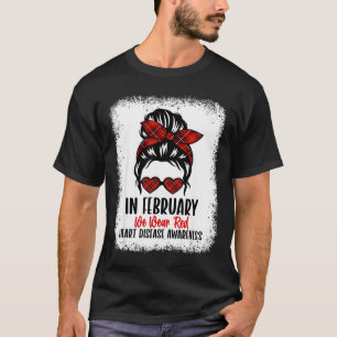 Heart Health Heart Disease Awareness Heartbeat Chd T-Shirt
