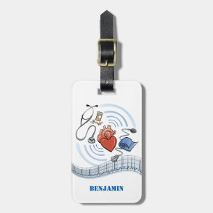 Heart Health Luggage Tag