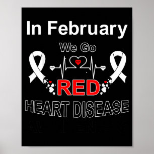 Heart Health Month Awareness In February American  Poster