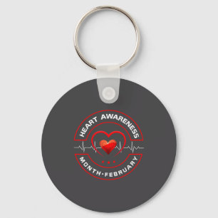Heart Health Month February American Heart Health Key Ring