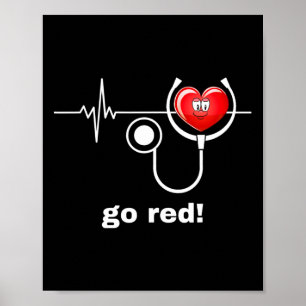 Heart Health Month February American Heart Health Poster