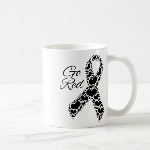 Heart Health Month February Heart Health American Coffee Mug