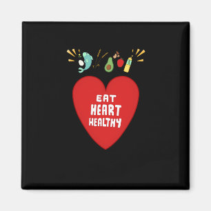 Heart Healthy Living Sticker Magnet