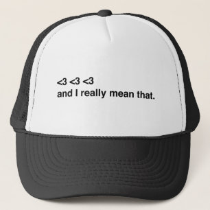 Heart Heart Heart Trucker Hat