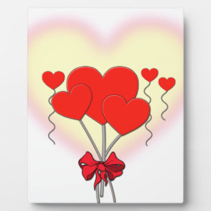 heart hearts love romantic custom personalise plaque
