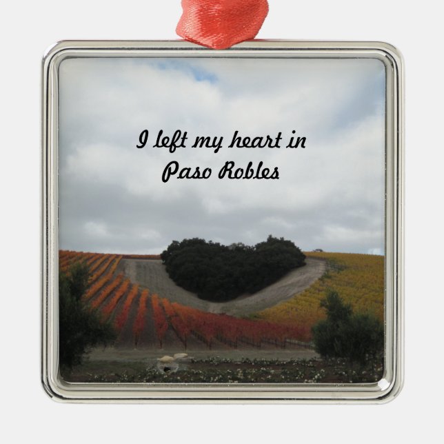 Heart Hill at Niner Estates, in Autumn Metal Ornament (Front)