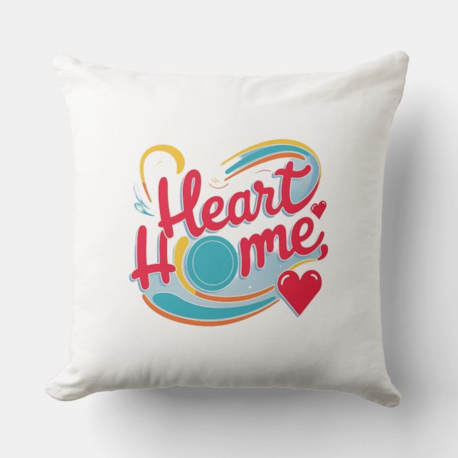 Heart Home Cushion (Front)