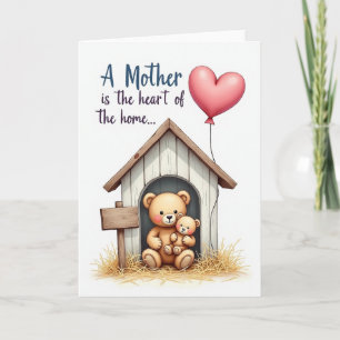 Heart Home Mothers Day Scene Card