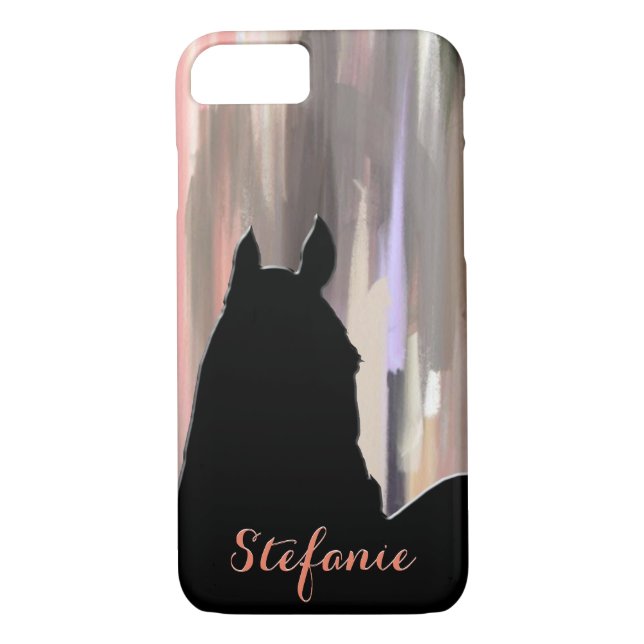 Heart Horse I (abstract painted lines) Case-Mate iPhone Case (Back)
