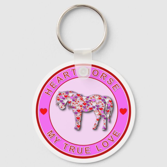 HEART HORSE KEY RING (Front)