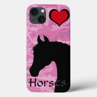 Heart Horse (pink camo)