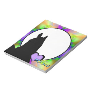 Heart Horses I (Fractal 85) Notepad