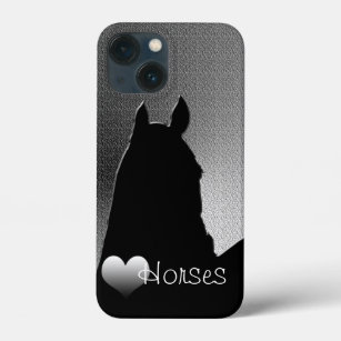 Heart Horses I (silver heart) iPhone 7 Case