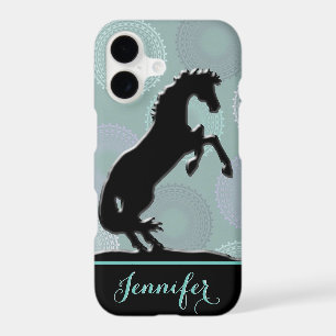 Heart Horses V (green circles)