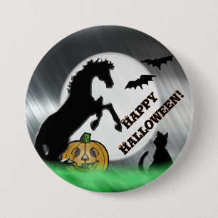 Heart Horses V Halloween 7.5 Cm Round Badge