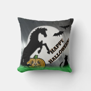 Heart Horses V Halloween Cushion
