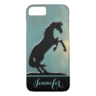 Heart Horses V (misty yellow green) iPhone 8/7 Case