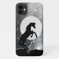 Heart Horses V (silver lines)