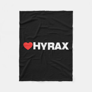 Heart Hyrax - Clean Minimalist Style - Your Favori Fleece Blanket