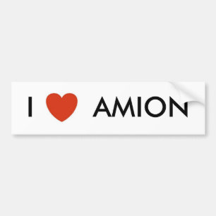 heart, I       AMION Bumper Sticker