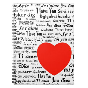 heart i love you notebook