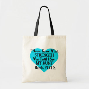 Heart/I Never Knew...Aunt...P.O.T.S. Tote Bag