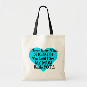Heart/I Never Knew...Mum...P.O.T.S. Tote Bag