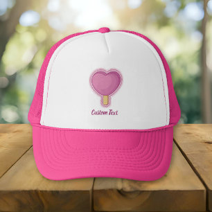 Heart Ice Cream Stick Trucker Hat