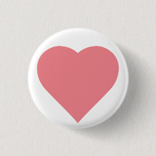 Heart Icon 3 Cm Round Badge