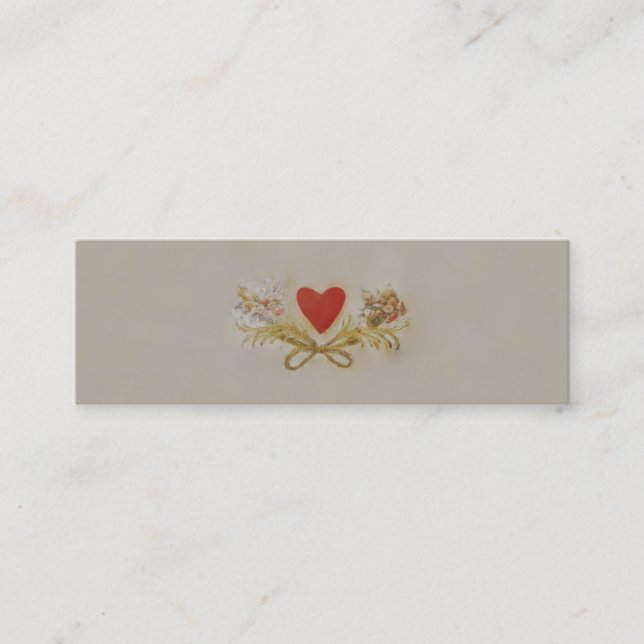 Heart II  - Slim Business Card (Front)