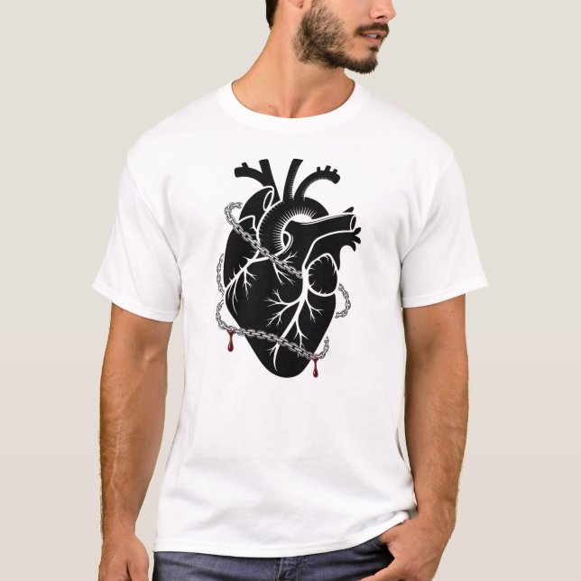 HEART IN CHAINS T-Shirt (Front)