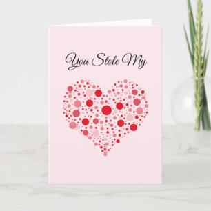 Heart In Dots Card