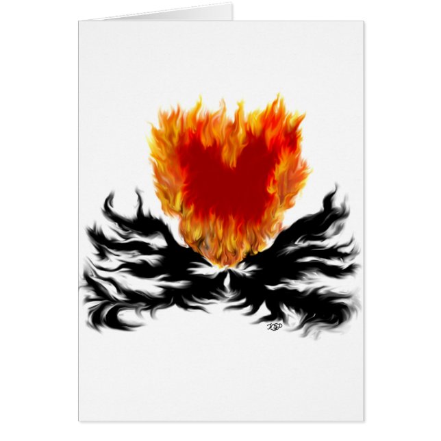 Heart in Flames (Front)