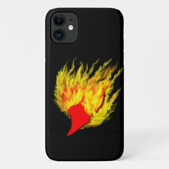 Heart in Flames Case-Mate iPhone Case (Back)