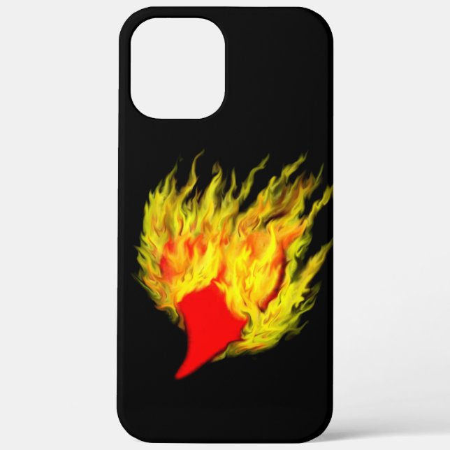 Heart in Flames Case-Mate iPhone Case (Back)
