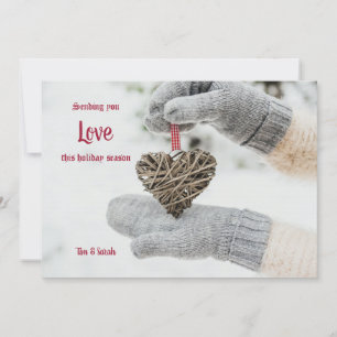 Heart in Hand Holiday Card