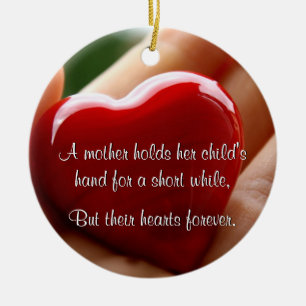 Heart in Hand - Mother's Day Ceramic Tree Decoration