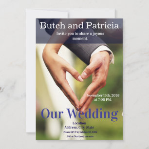 Heart In Hands Invitation